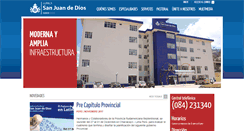 Desktop Screenshot of clinicasanjuandedioscusco.org